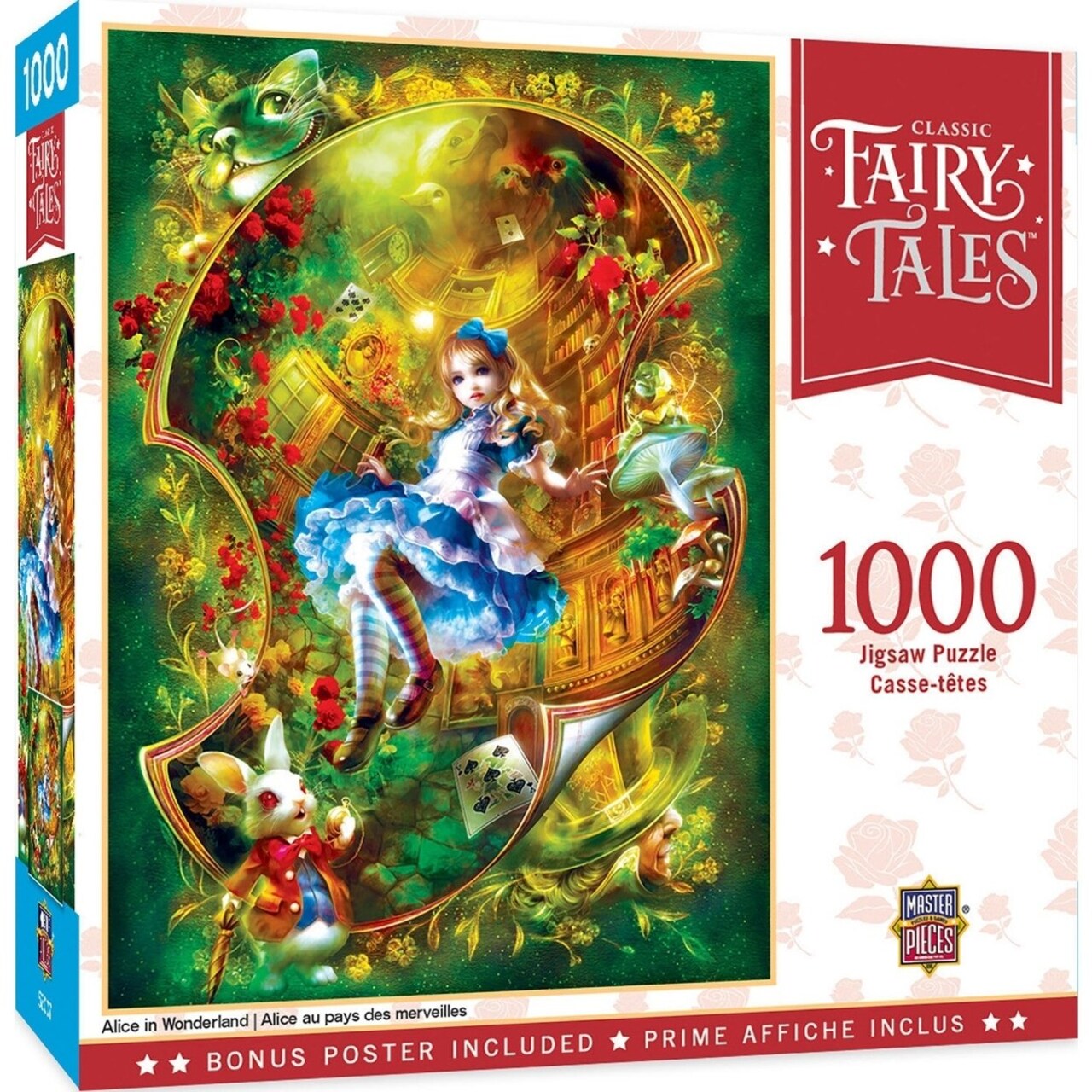 MasterPieces Classic Fairy Tales - Alice in Wonderland 1000 Piece Jigsaw Puzzle